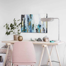 Wallity Cuadro Decorativo Multicolor en Lienzo 45 x 70 cm